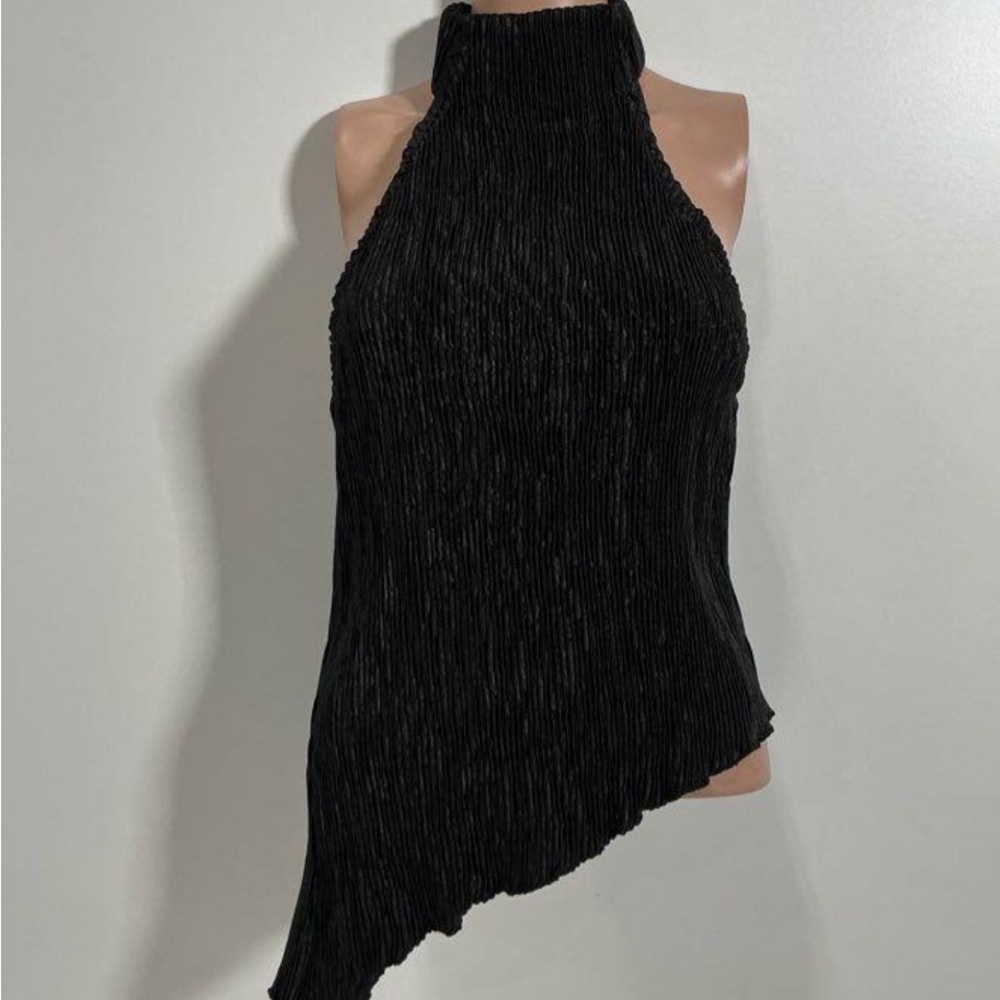 Asymmetrical Halter Top w/ Wide Leg Pants Set NWOT - Picture 6 of 10